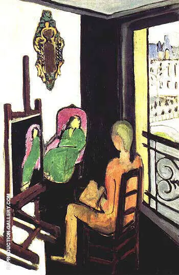 The Painter in His Studio 1916 By Henri Matisse