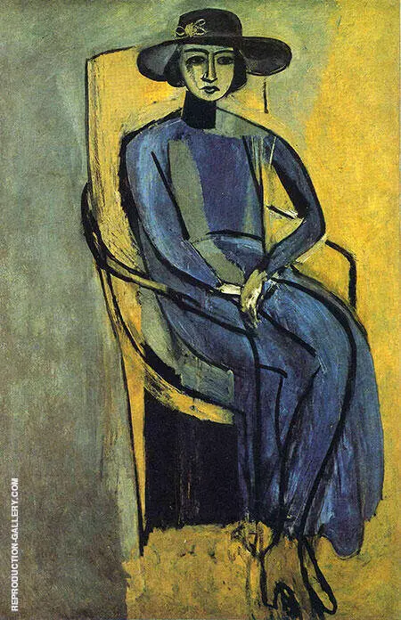 Portrait of Greta Prozor 1916 By Henri Matisse