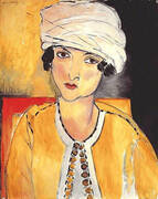 Laurette with Turban Yellow Jacket 1917 By Henri Matisse