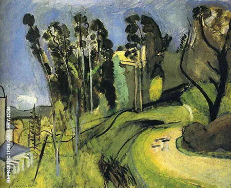 Large Landscape Mont Alban 1918 By Henri Matisse
