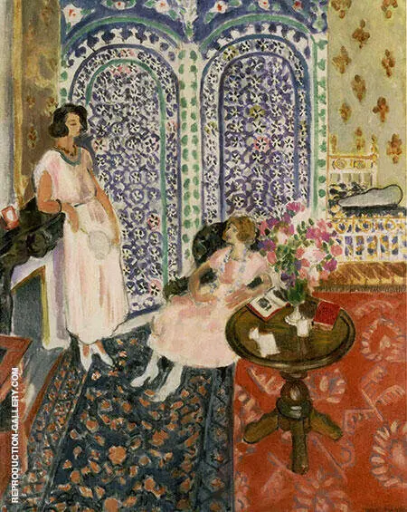 The Moorish Screen 1921 By Henri Matisse