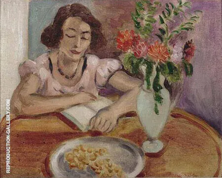 Woman Reading 1922 By Henri Matisse