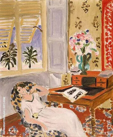 Siesta Interior at Nice 1922 By Henri Matisse