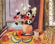 Anemones in an Earthenware Vase 1924 By Henri Matisse