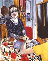 Portrait of Baroness Gourgaud 1924 By Henri Matisse