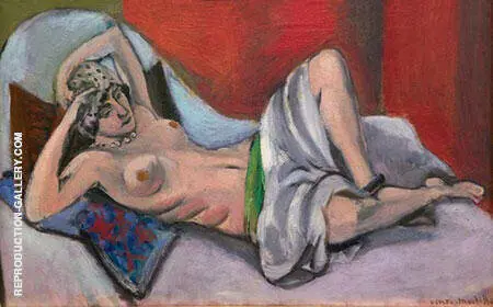 Reclining Nude with Drape By Henri Matisse