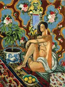 Decorative Figure on an Ornamental Ground 1925 By Henri Matisse