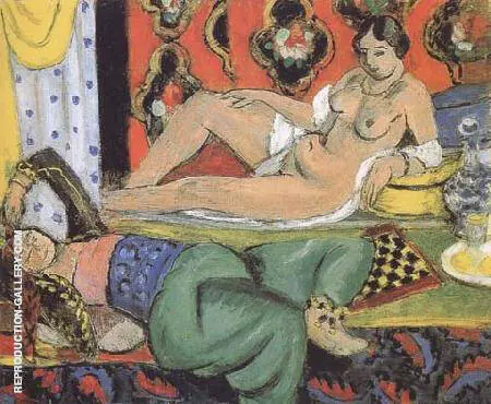 Two Odalisques 1928 By Henri Matisse