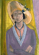 The Yellow Hat By Henri Matisse