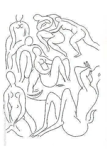 Nymph and Faun Poesies de Mallarme 1932 By Henri Matisse