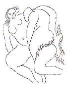 Nymph and Faun Poesies de Mallarme 1932 By Henri Matisse