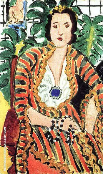 Portrait of Helene Galitzine 1937 By Henri Matisse