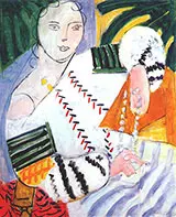 The Romanian Blouse with Green Sleeves 1937 By Henri Matisse