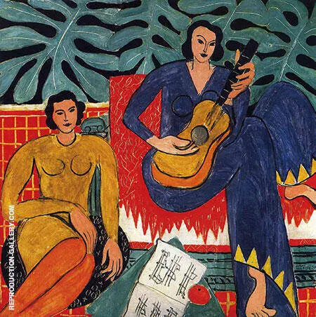 Music 1939 By Henri Matisse
