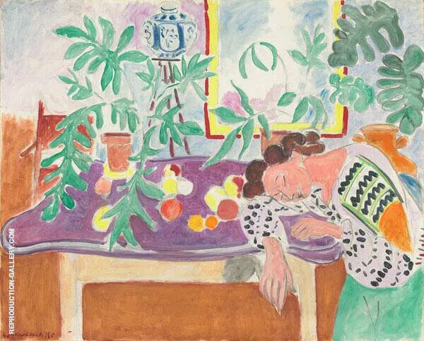 Still Life with a Sleeping Woman 1939 By Henri Matisse