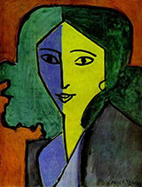 Portrait of Lydia Delectorskaya 1947 By Henri Matisse