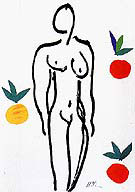 Nude with Oranges 1952 By Henri Matisse