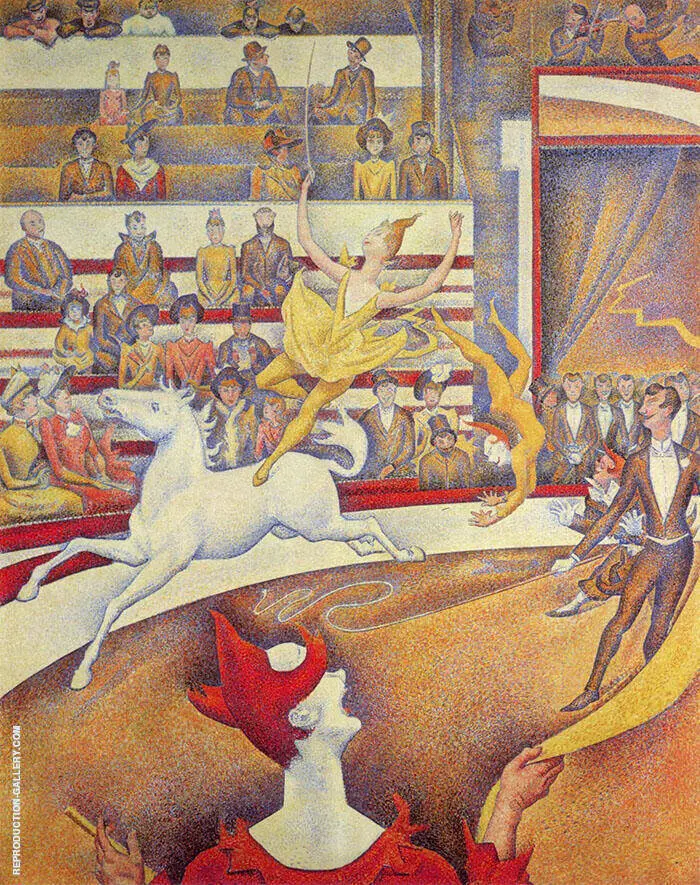 The Circus 1890 By Georges Seurat
