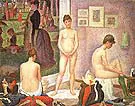 Les Poseuses 1886 By Georges Seurat