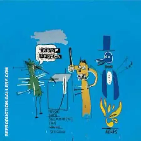 Dingoes in the Park By Jean Michel Basquiat