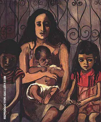 The Spanish Family 1943 By Alice Neel