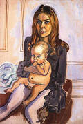 Betty Homitzky and Jevin By Alice Neel