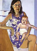 Nancy and Victosia 1974 By Alice Neel