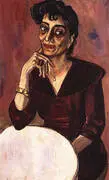 Elsie Rubin 1958 By Alice Neel