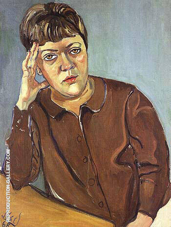 New Jersey Bride 1968 by Alice Neel | Oil Painting Reproduction
