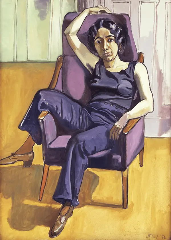 Marxist Girl lrene Peslikis 1972 By Alice Neel