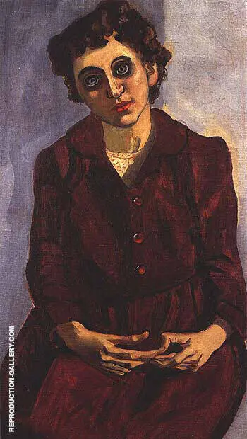 Mitzi Rosen 1952 By Alice Neel