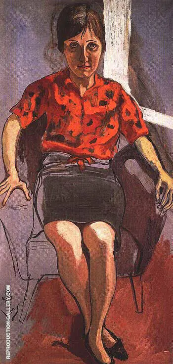 Christy White 1958 By Alice Neel