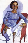 Dianne Vanderlip 1973 By Alice Neel