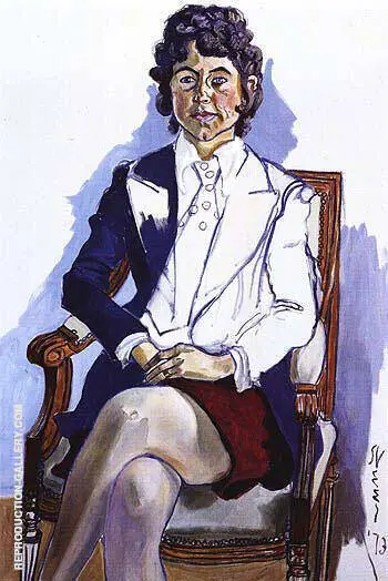 Diane Cochrane 1973 By Alice Neel