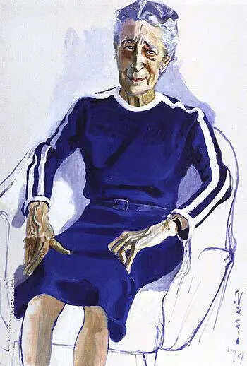 Isabel Bishop 1974 By Alice Neel