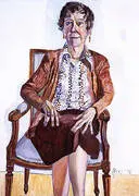 Ellen Johnson 1976 By Alice Neel