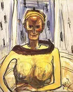 Ellie Poindexter 1962 By Alice Neel