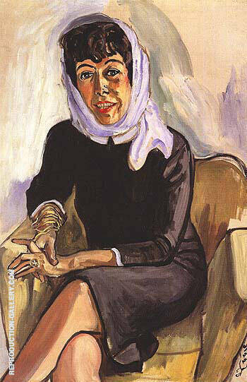 Vivienne Wechter 1965 by Alice Neel | Oil Painting Reproduction
