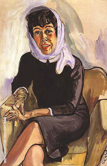 Vivienne Wechter 1965 By Alice Neel