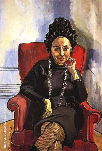 Charlotte Willard 1967 By Alice Neel