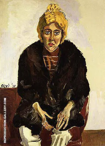 Ginny with Yellow Hat 1971 By Alice Neel