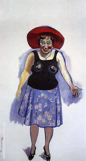 Bella Abzug 1976 By Alice Neel