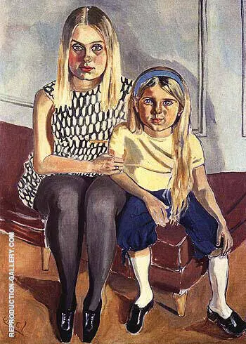 Swedish Girls 1968 By Alice Neel