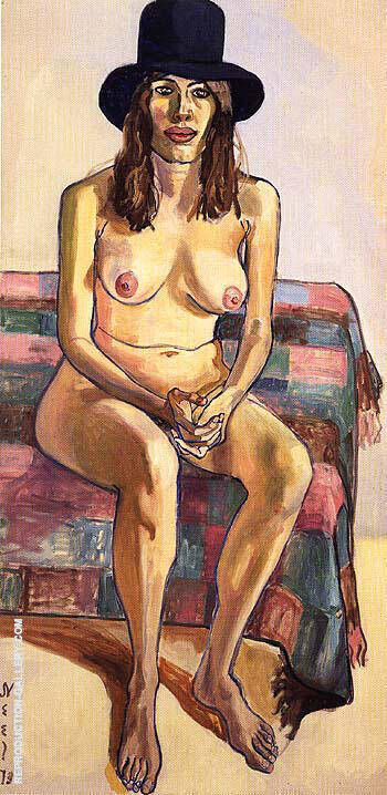Kitty Pearson 1973 by Alice Neel | Oil Painting Reproduction