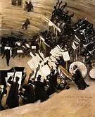 Rehearsal of the Pasdeloup Orchestra at the Cirque D'Hiver 1879-80 By John Singer Sargent