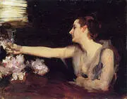 Madame Gautreau Drinking A Toast 1883 By John Singer Sargent