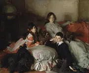 Essie Ruby And Ferdinand Children of Asher Wertheimer 1902 By John Singer Sargent