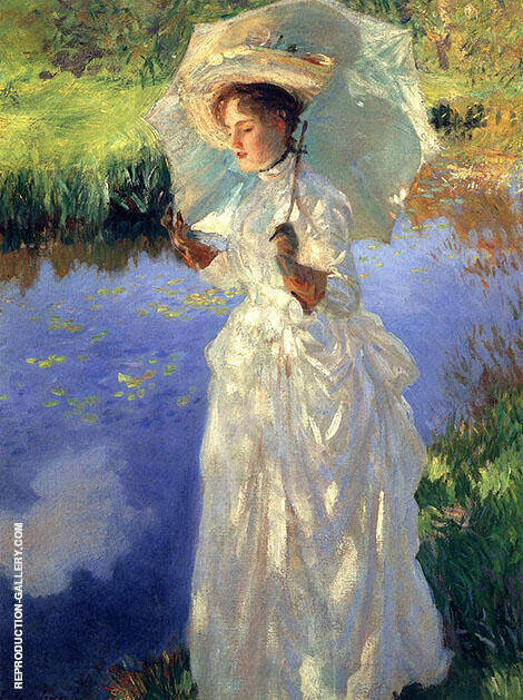 A Morning Walk 1888 by John Singer Sargent | Oil Painting Reproduction