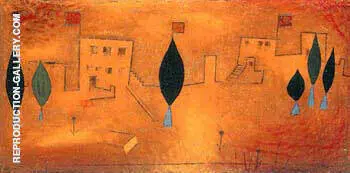 Oriental Feast By Paul Klee