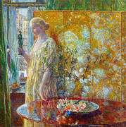 Tanagra The Builders, New York By Childe Hassam